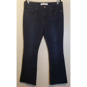 Levis Womens Mid Rise Bootcut Jeans, Sz 16 Dark Wash